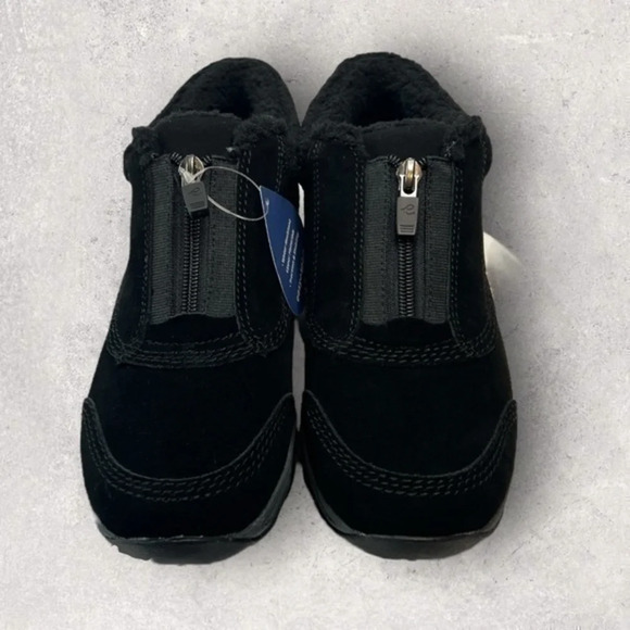 Women’s Exclaim Cold Weather Booties Black leather upper & faux fur - size 7.5 - Picture 1 of 12